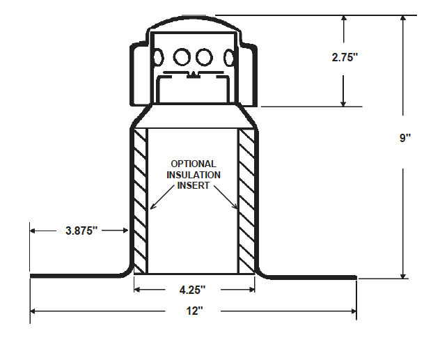 Aluminum Vent Dimensional