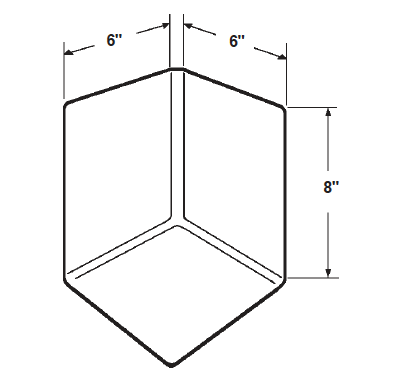  Inside Corner- EPDM Dimensional