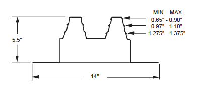 Quadraseal 481R dimensional